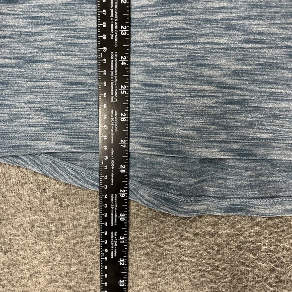 Lululemon Pullover Hoodie Mens M Blue Heather Mens Pulse Slub Lightweight Rulu - Picture 7 of 11